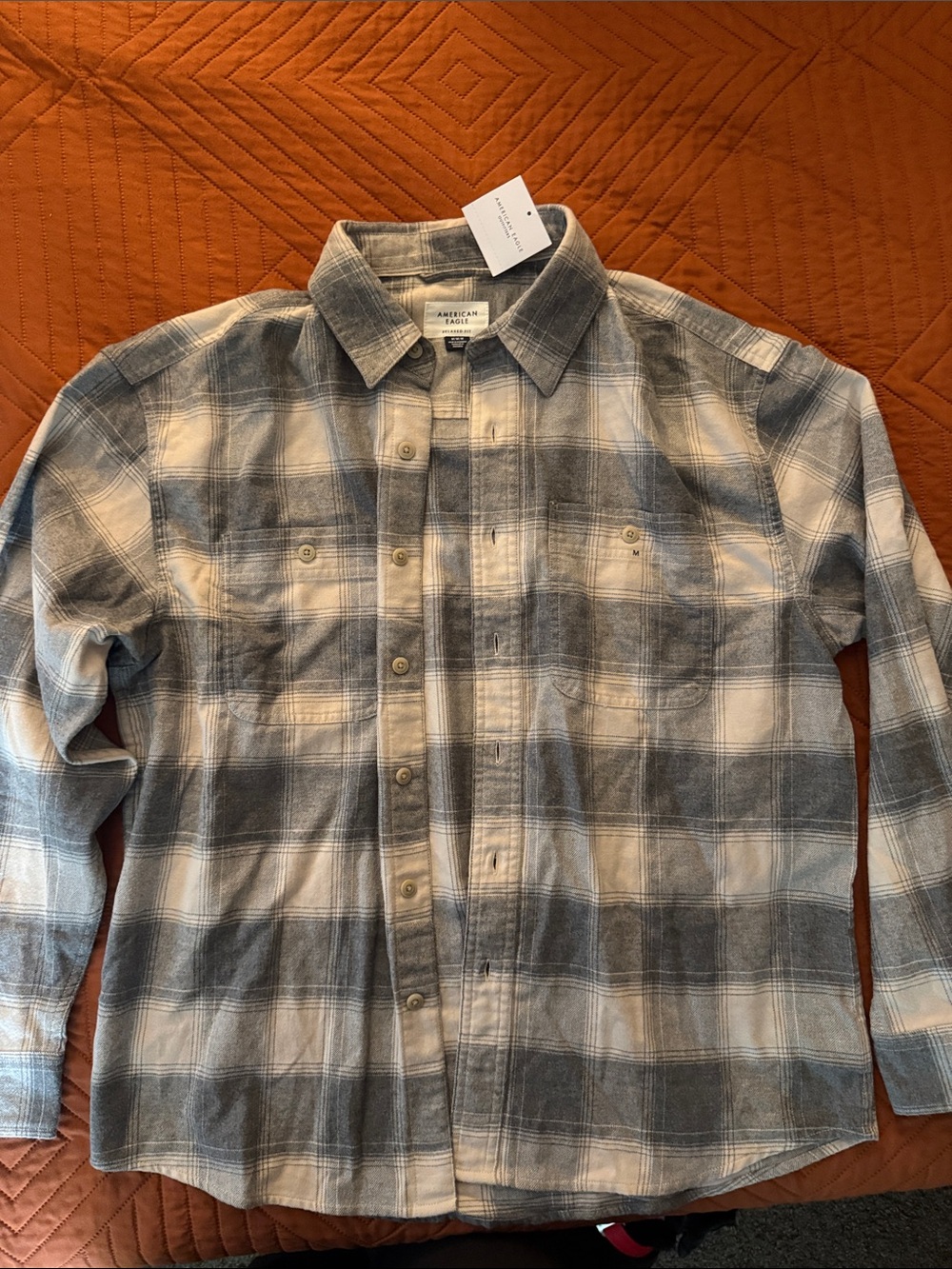 American Eagle Relaxed Fit Everyday Flannel Shirt